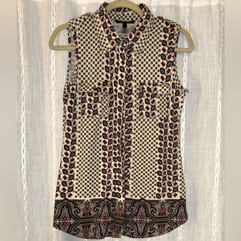 BGBC MaxAzria sleeveless top. Sz. M